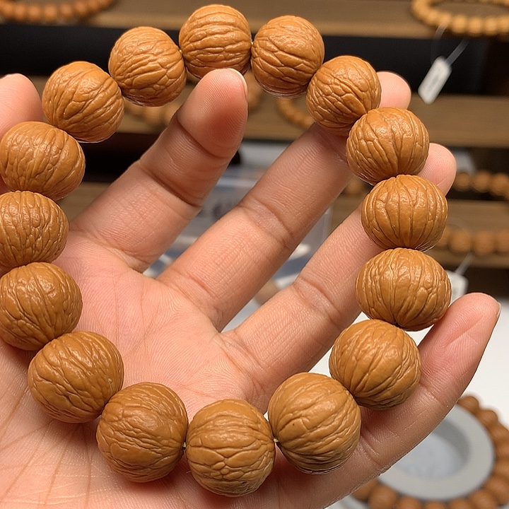 吃***范猴头核桃吊坠凤手串羽17+