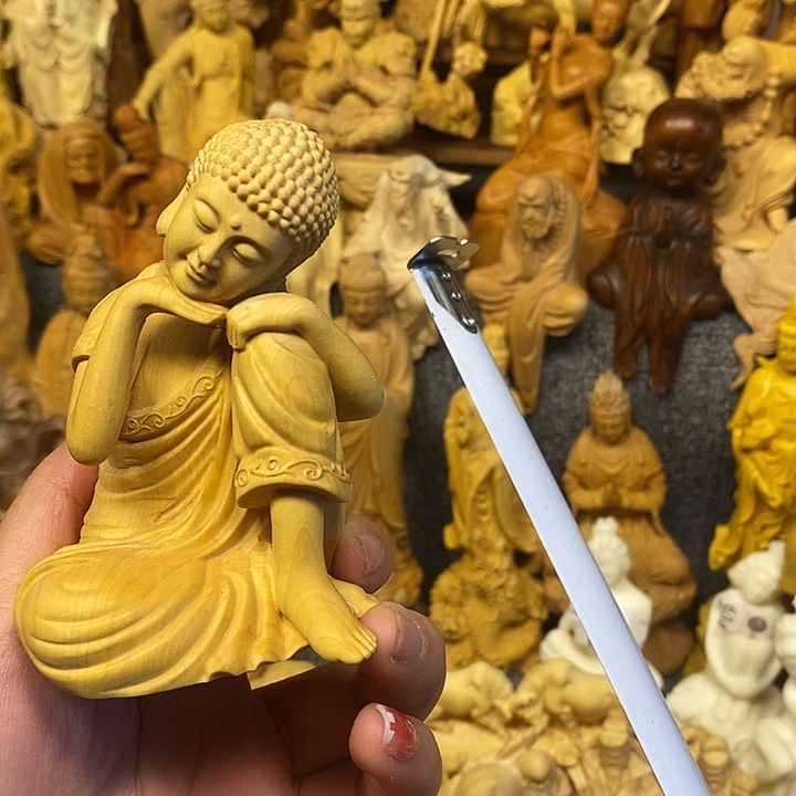 黄杨木黄杨木睡佛