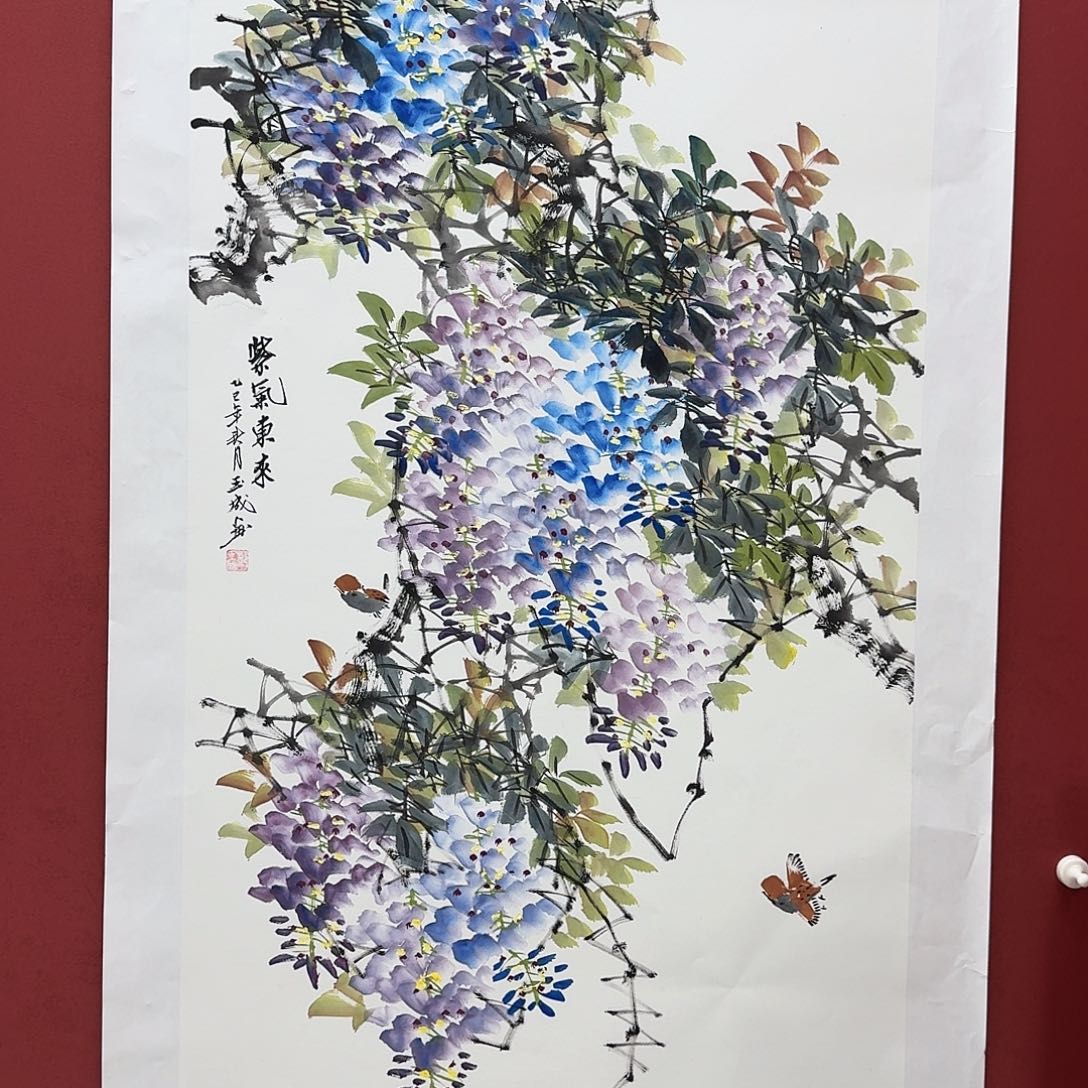 国画国画作品欣赏 140*70