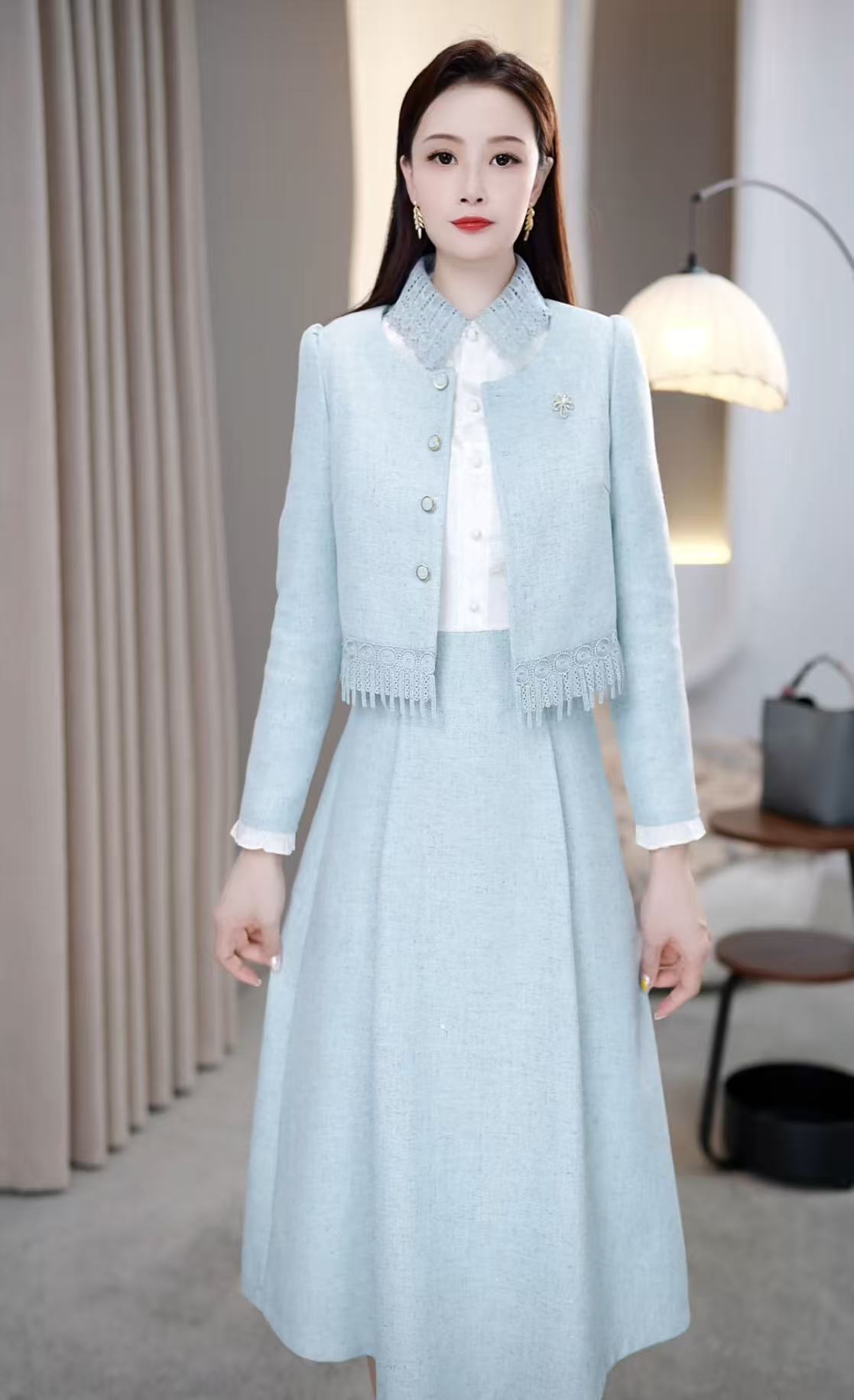 【依铭服饰】47款  # 2025 两件套 气质 秋冬 减龄 连衣裙