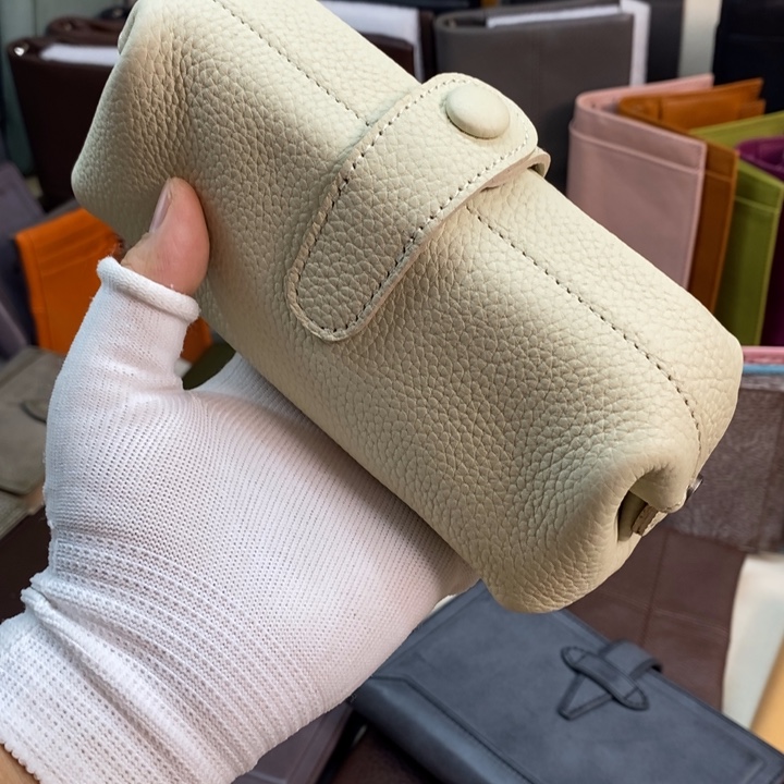 头层牛皮笔袋收纳