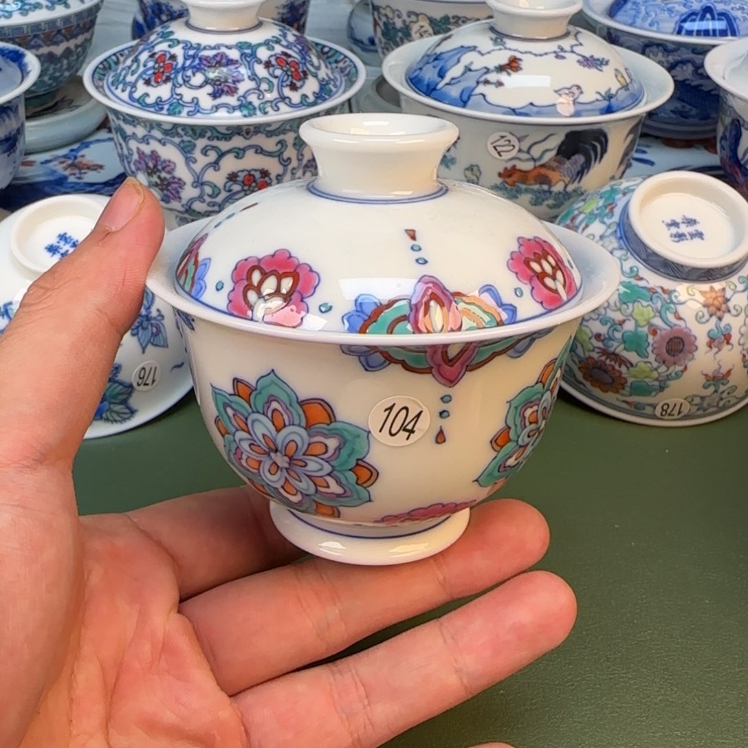 景德镇手工手绘茶具104