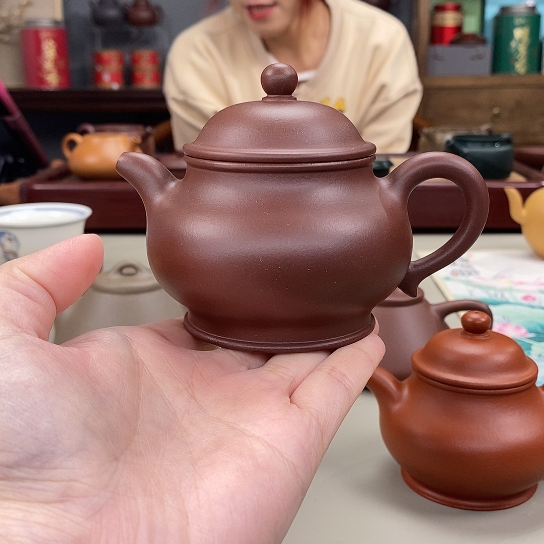 青***檬紫砂茶壶底槽清潘壶半手200cc