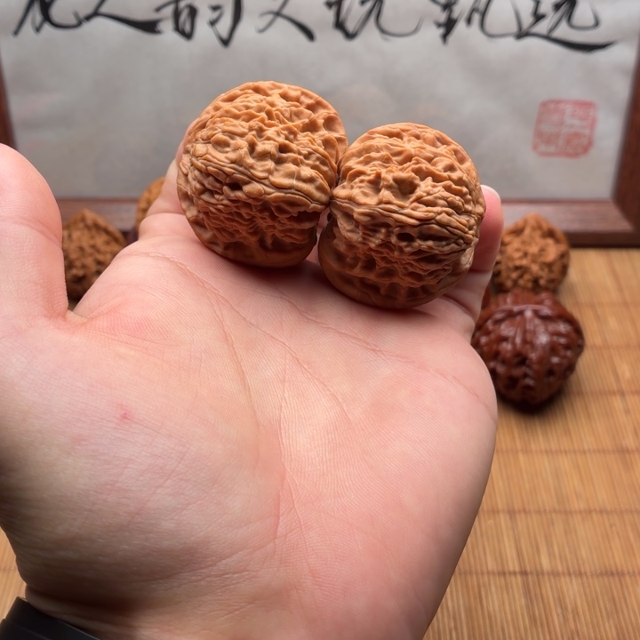 把件文玩核桃全品闷白