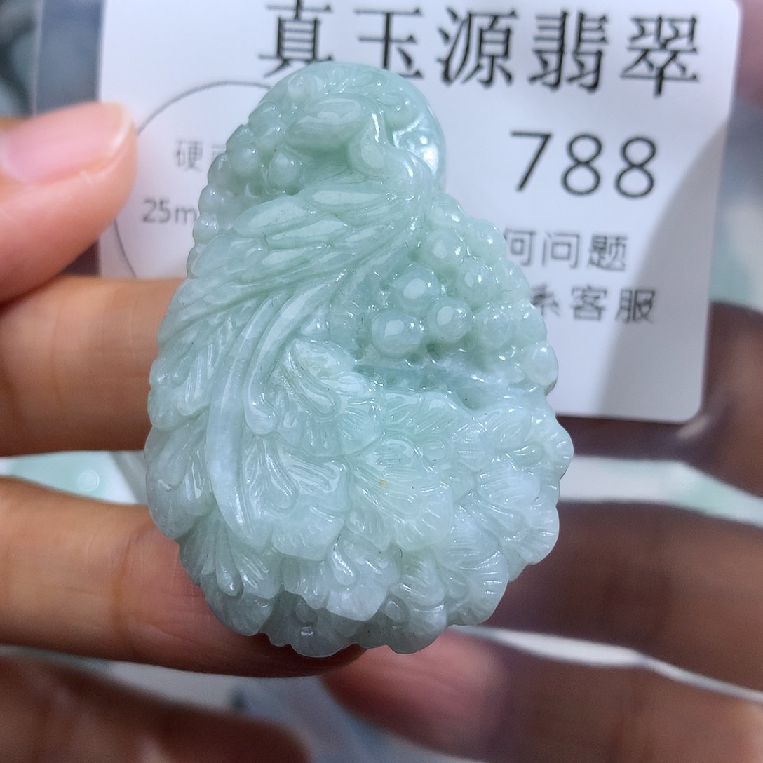 翡翠未镶嵌颈饰788