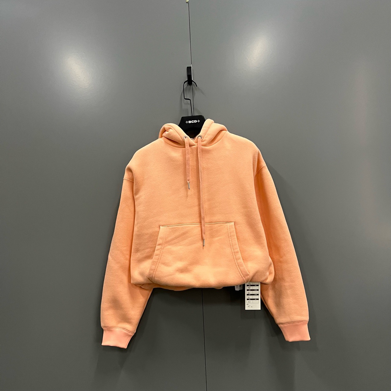 95新  （bb）121 alexander wang 裸粉帽衫 XS码