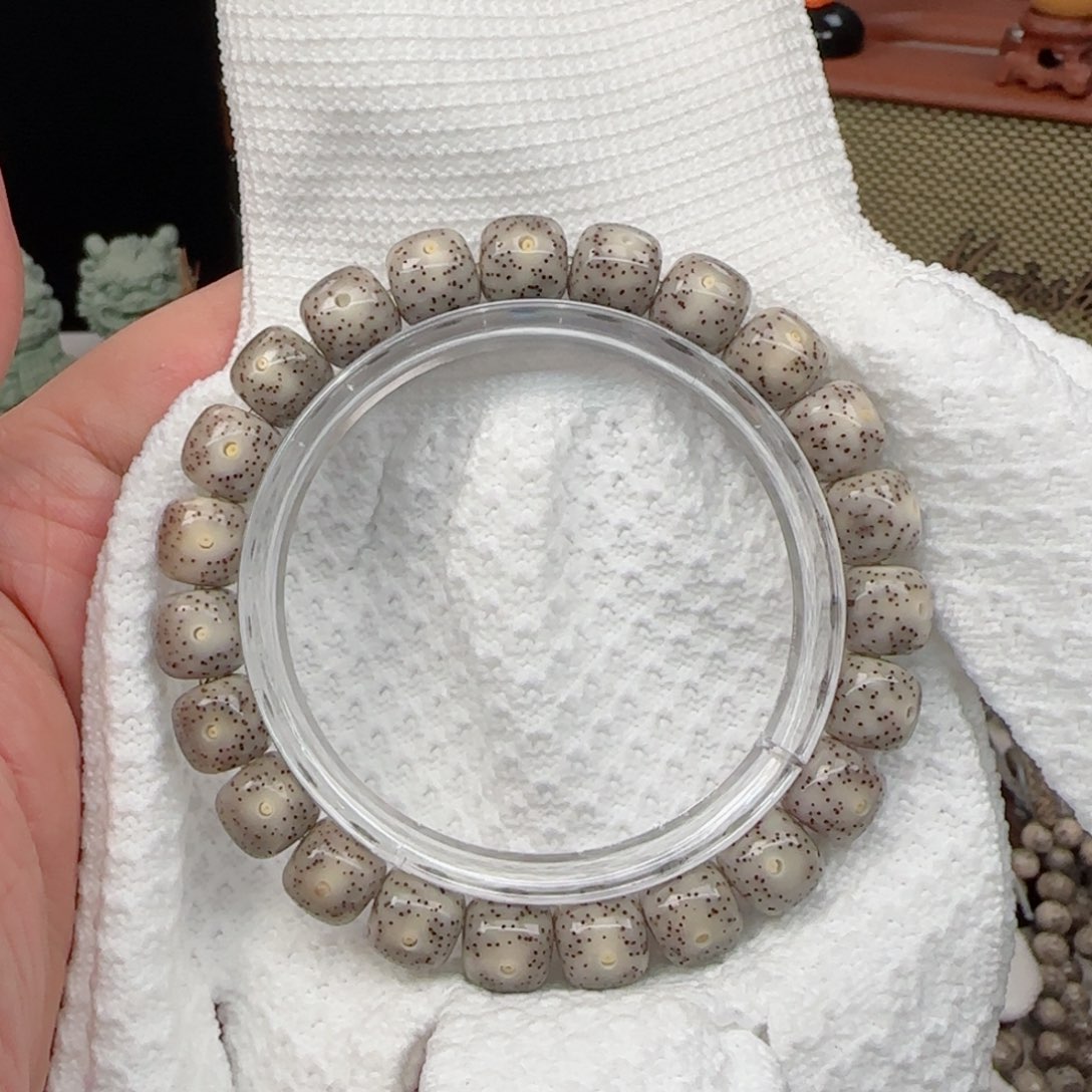 星月菩提手串果冻针尖星10*9