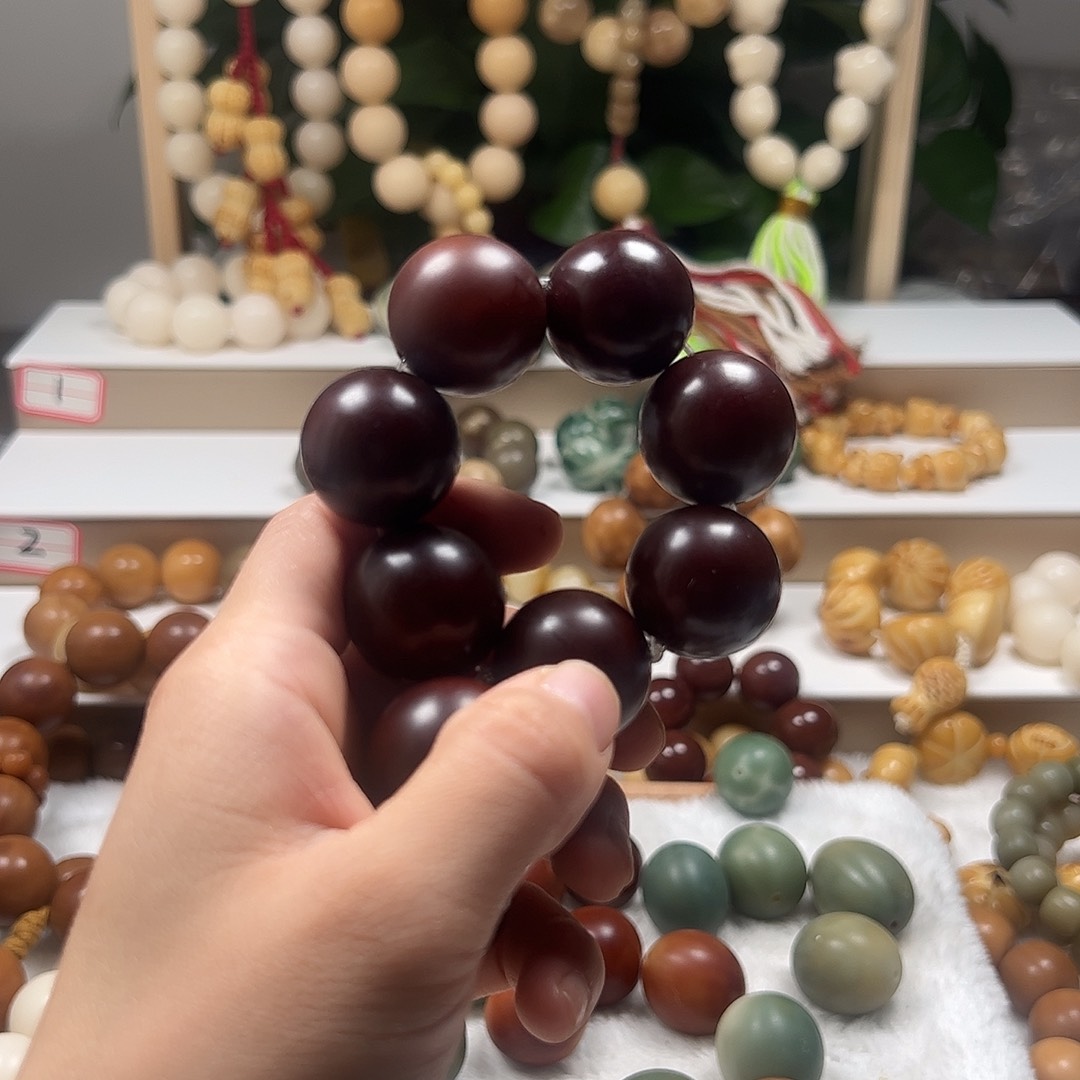 ༴***雨手串菩提根/象牙果卡24微瑕