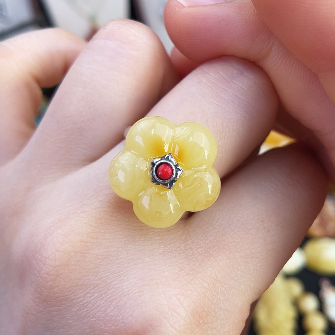 琥珀未镶嵌裸石我