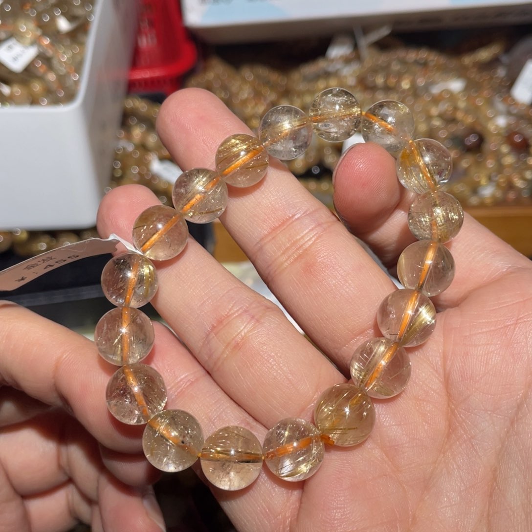 水晶手链未镶嵌如**了手链