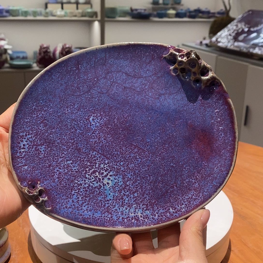 陶手工卷泥片➕雕塑湖石干泡台