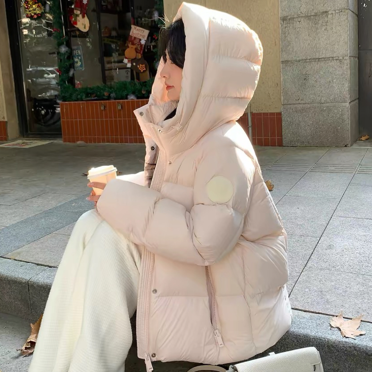 小小仟 新季5格 冬日泡芙 / 220g减龄 零压感短款羽绒服