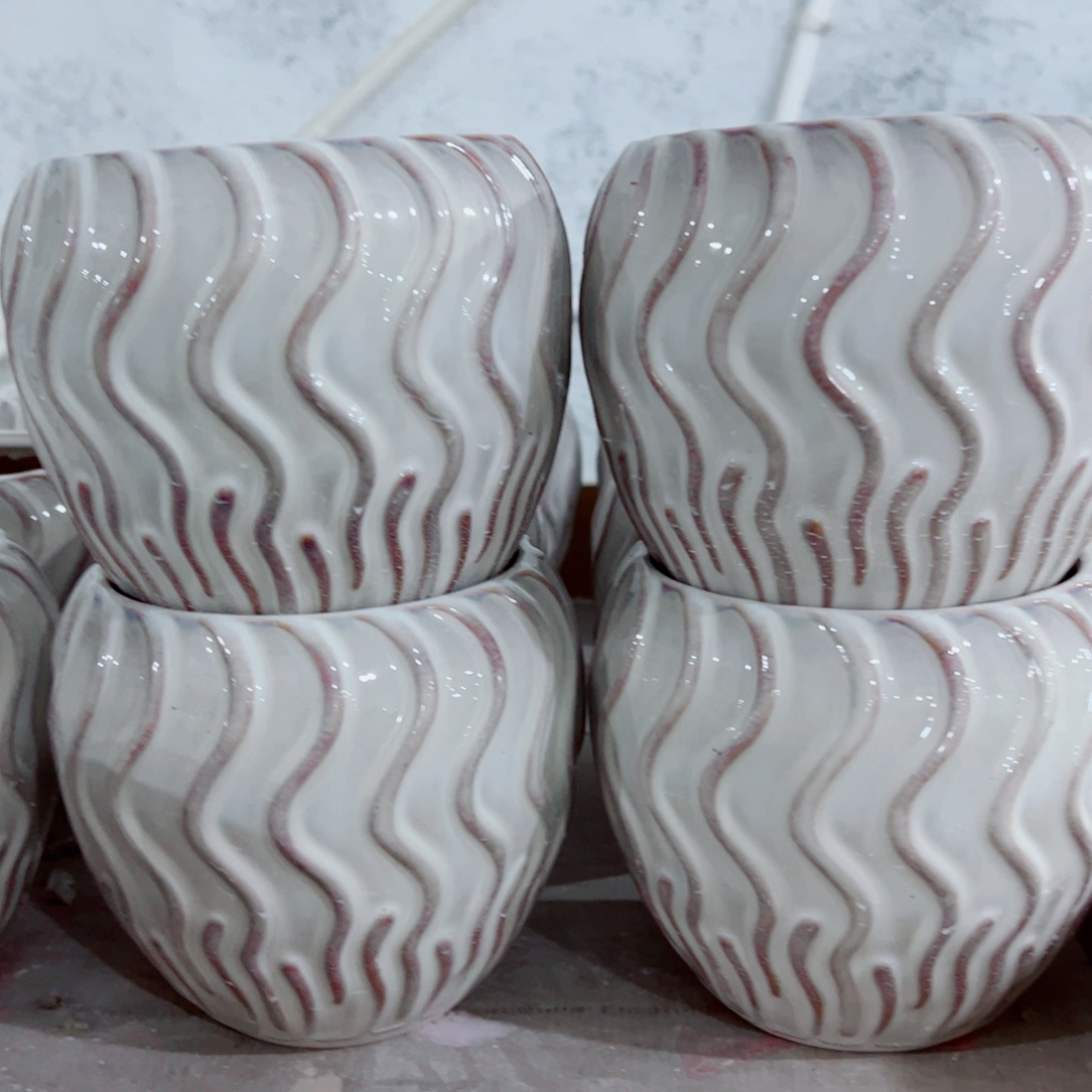 有孔，陶瓷花盆满10米包邮发货