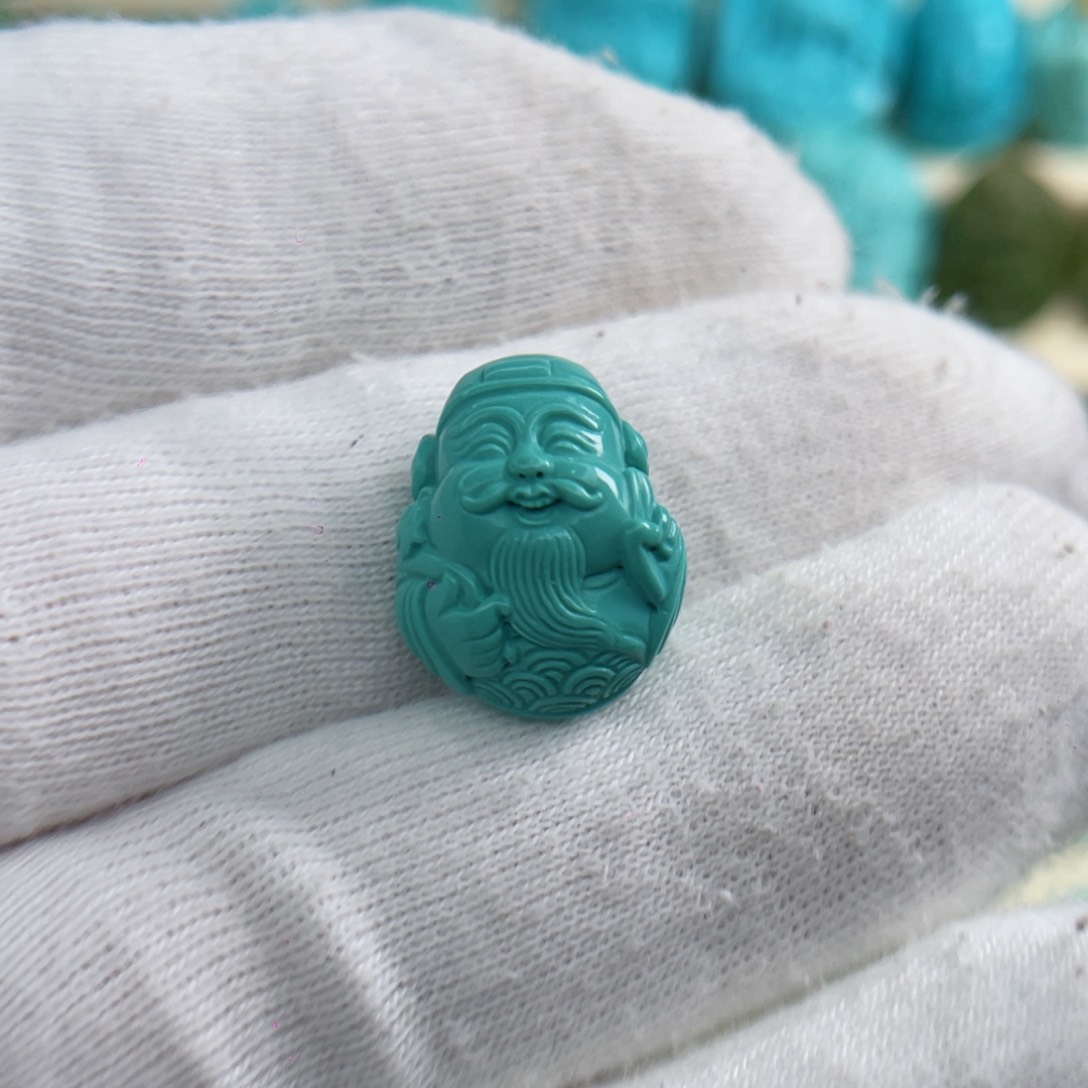 绿松石颈饰未镶嵌卡13.5-16.6-10