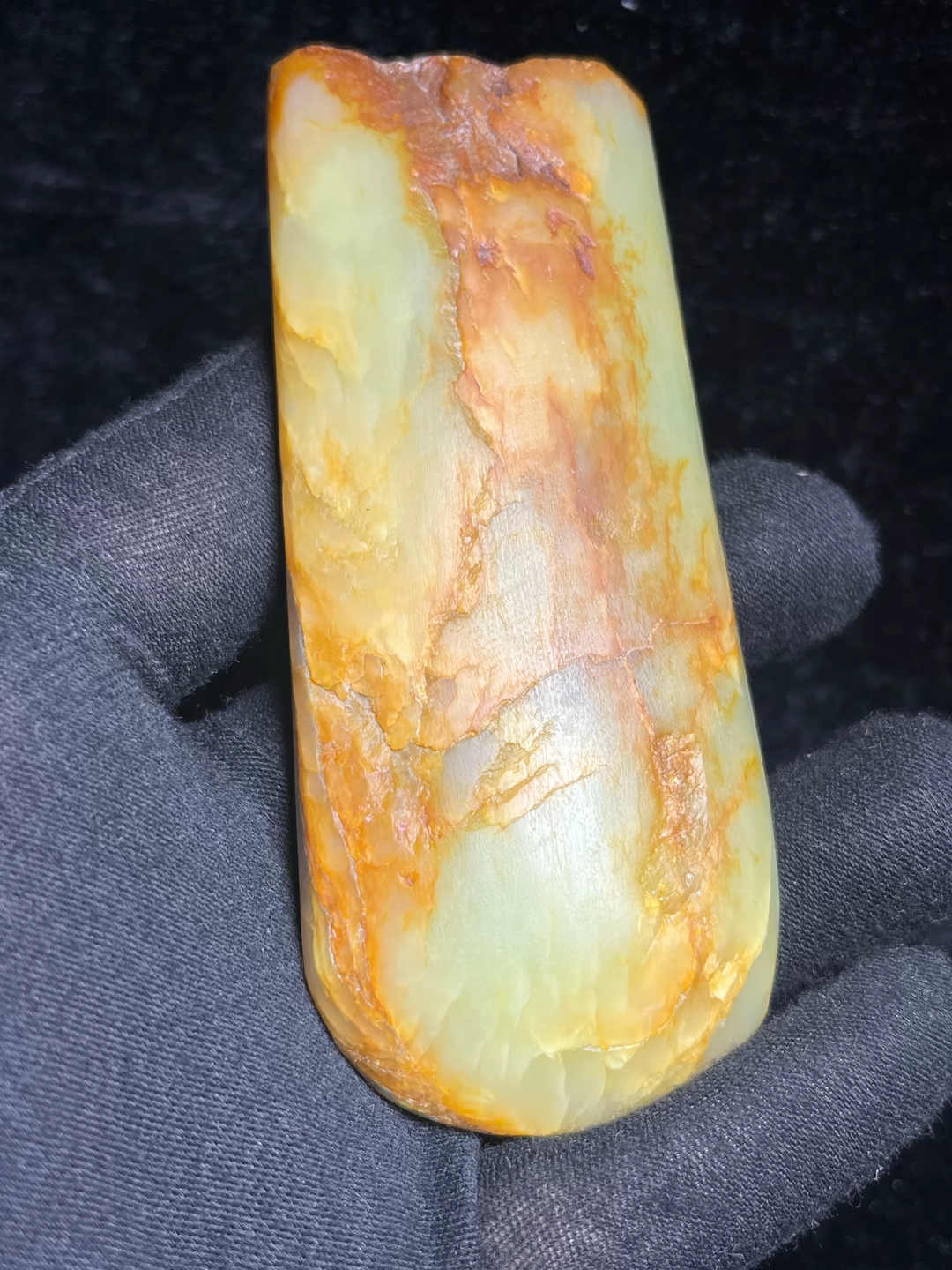 河磨奇石斧子型件