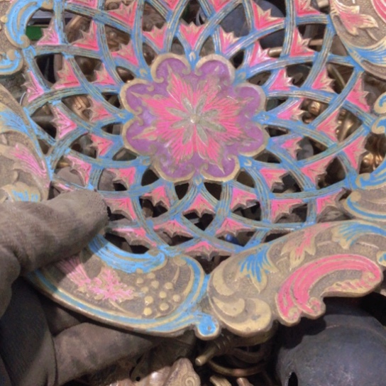 奋***身闪电购铜摆件工艺品