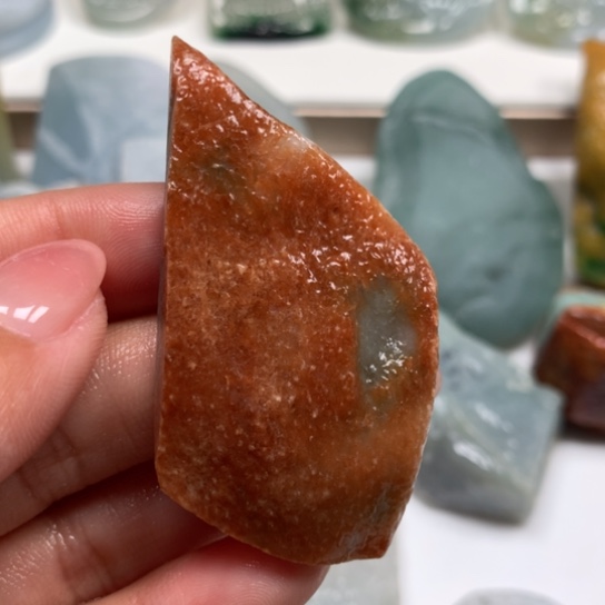 翡翠裸石翡翠边角料