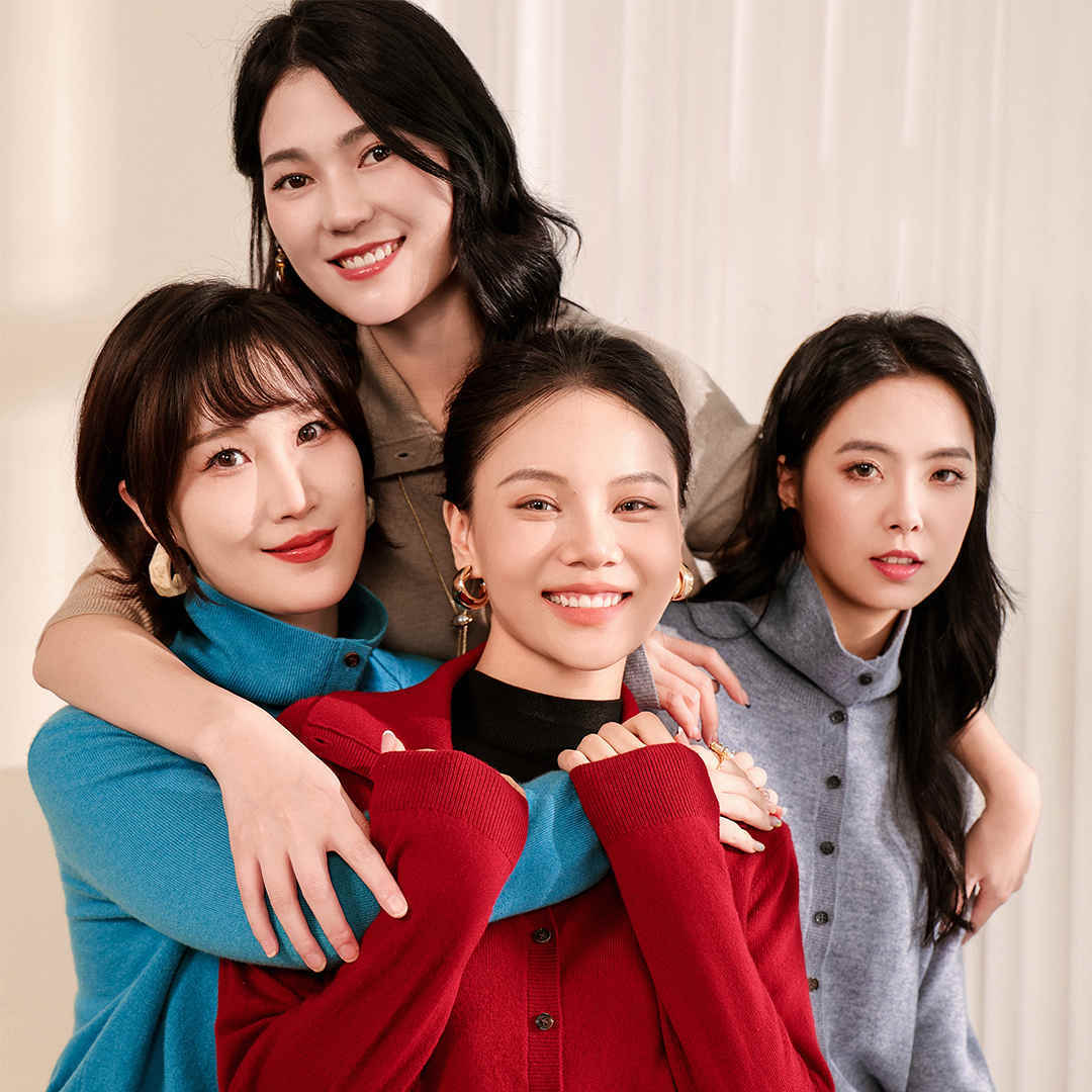 谭飞【全天候羊绒开衫】秋季新款一衣多穿羊毛针织翻领套头衫