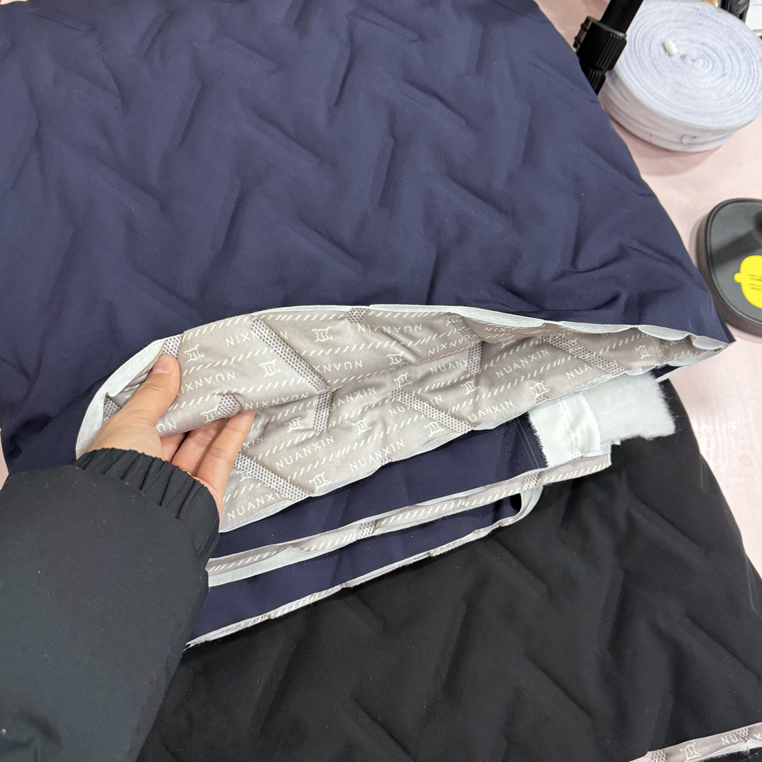 布料藏蓝色防风棉1-1.1-1.2-1.5米多拍连裁