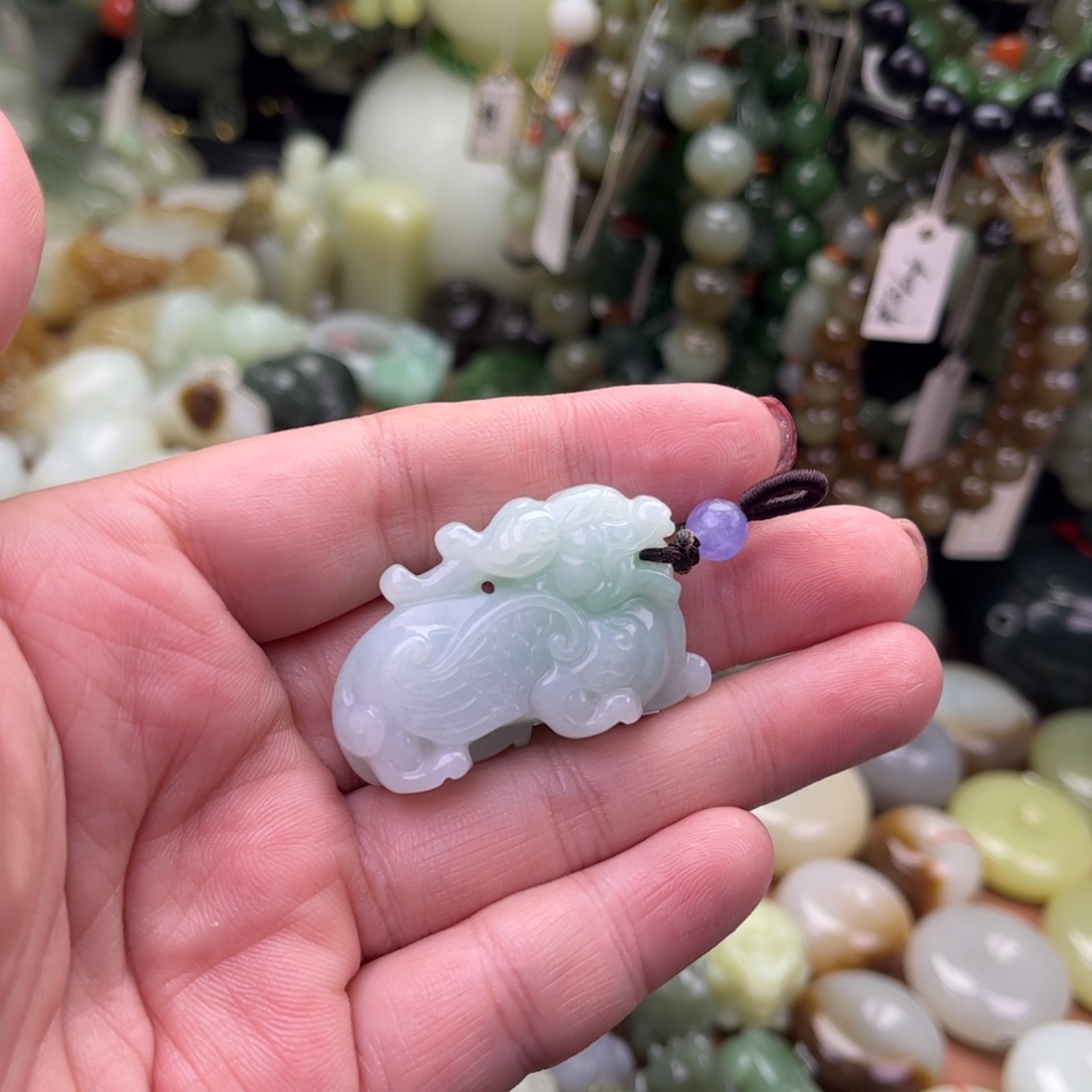 和田玉未镶嵌吊坠(不含链)