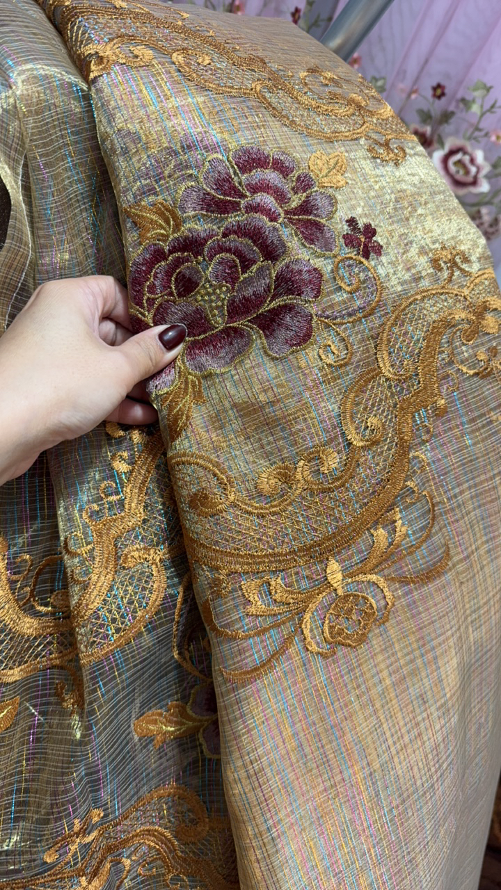 11米对开，2.68米高，挂钩款，窗帘纱