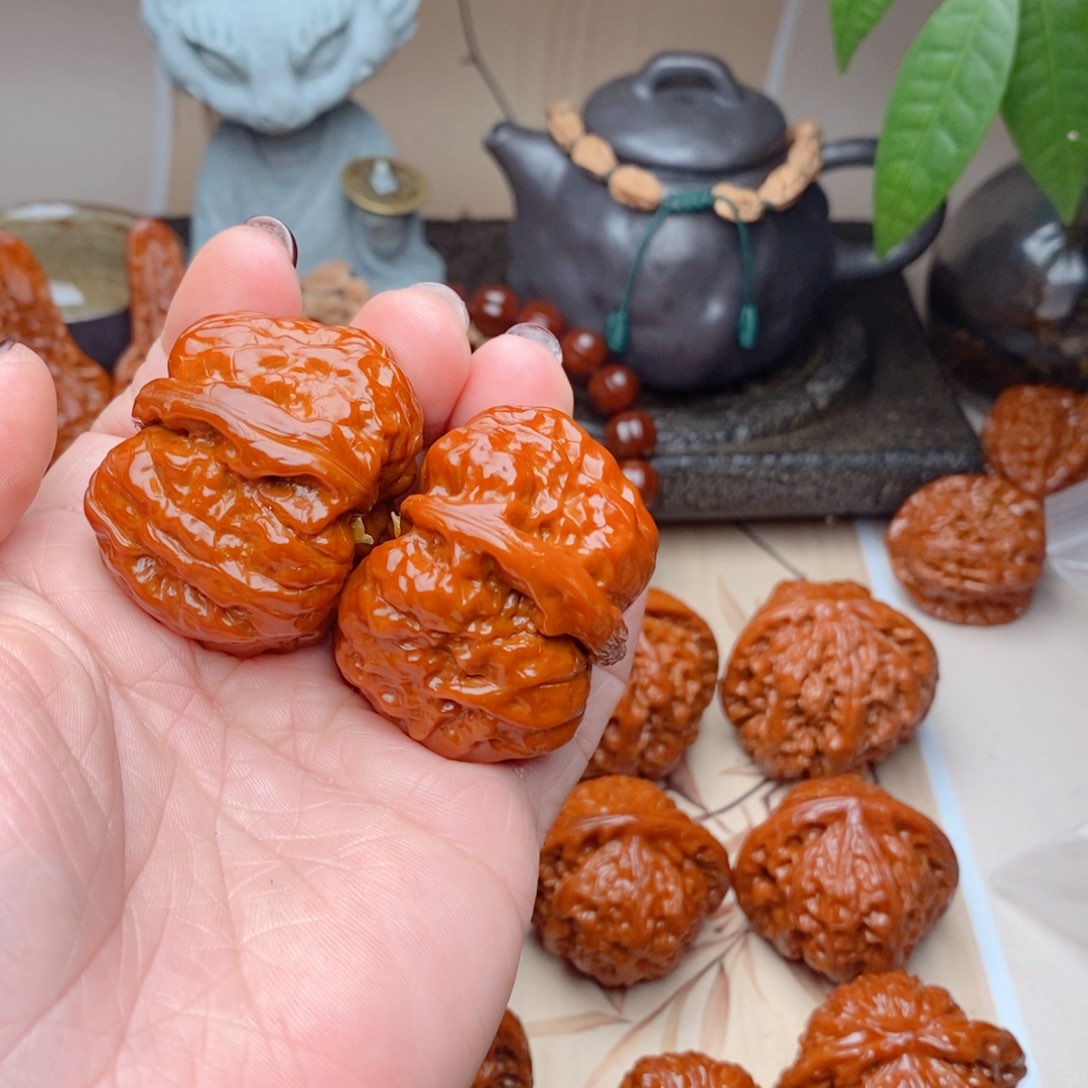 吊坠文玩核桃嘉*蛤蟆头