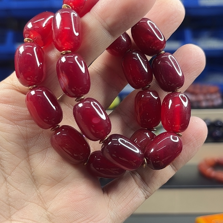 玛瑙未镶嵌手链T13三姑娘多样发其一