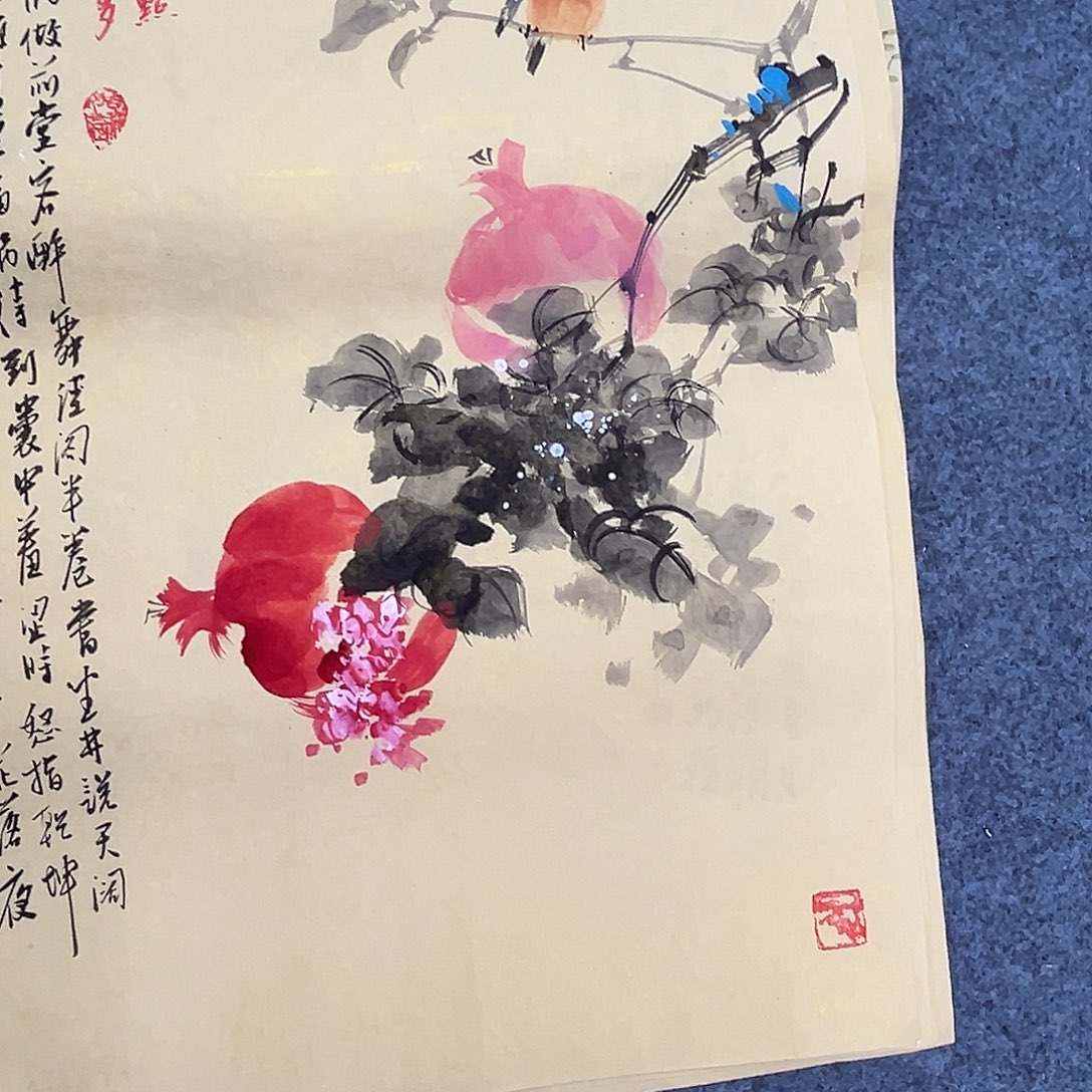 明***性国画纯手绘作品集欣赏