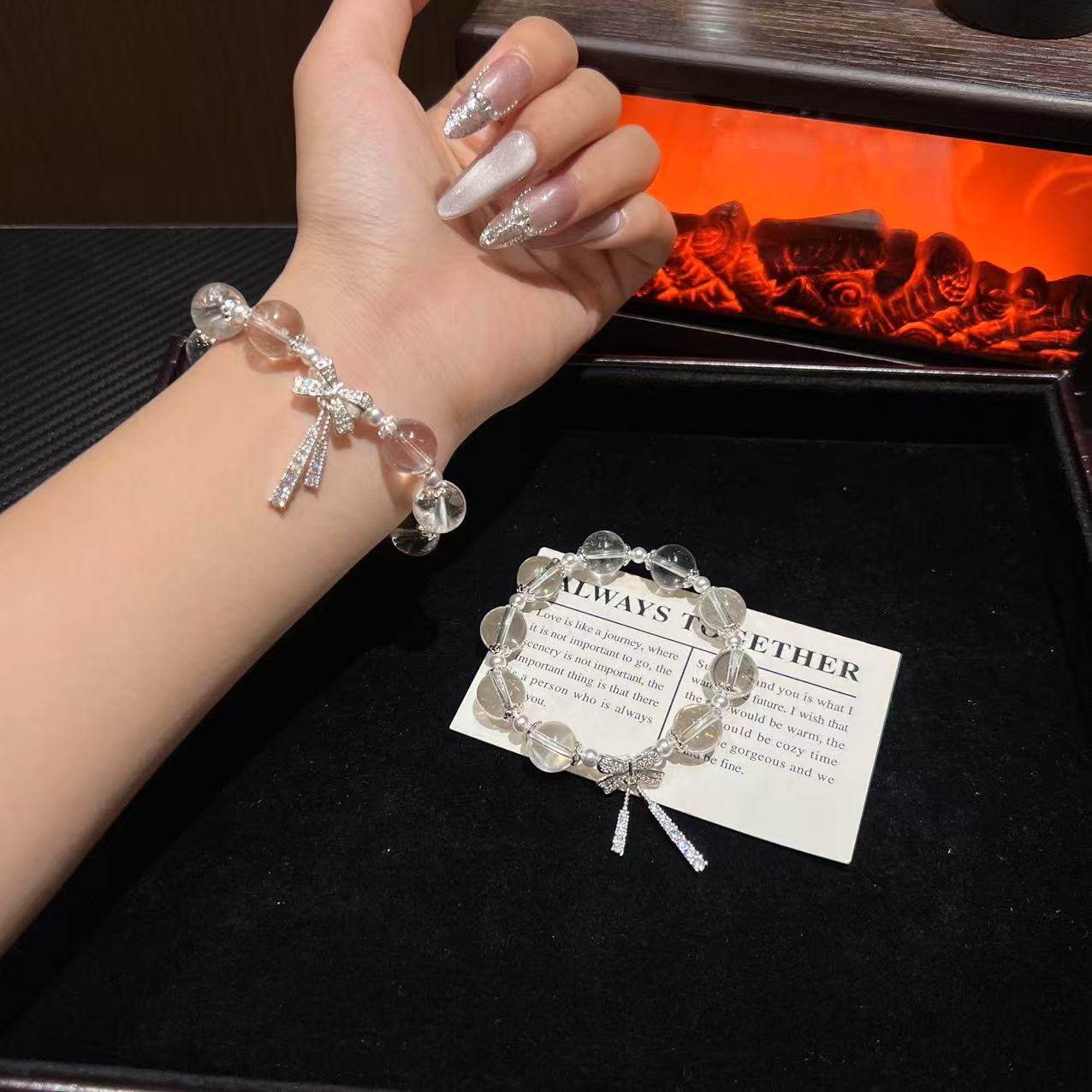 D261 12mm白水设计款手串 多样性发一