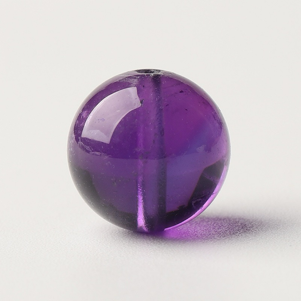 【Crystal】Z030天然乌拉圭紫水晶深紫水晶散珠DIY隔珠女款手工女士