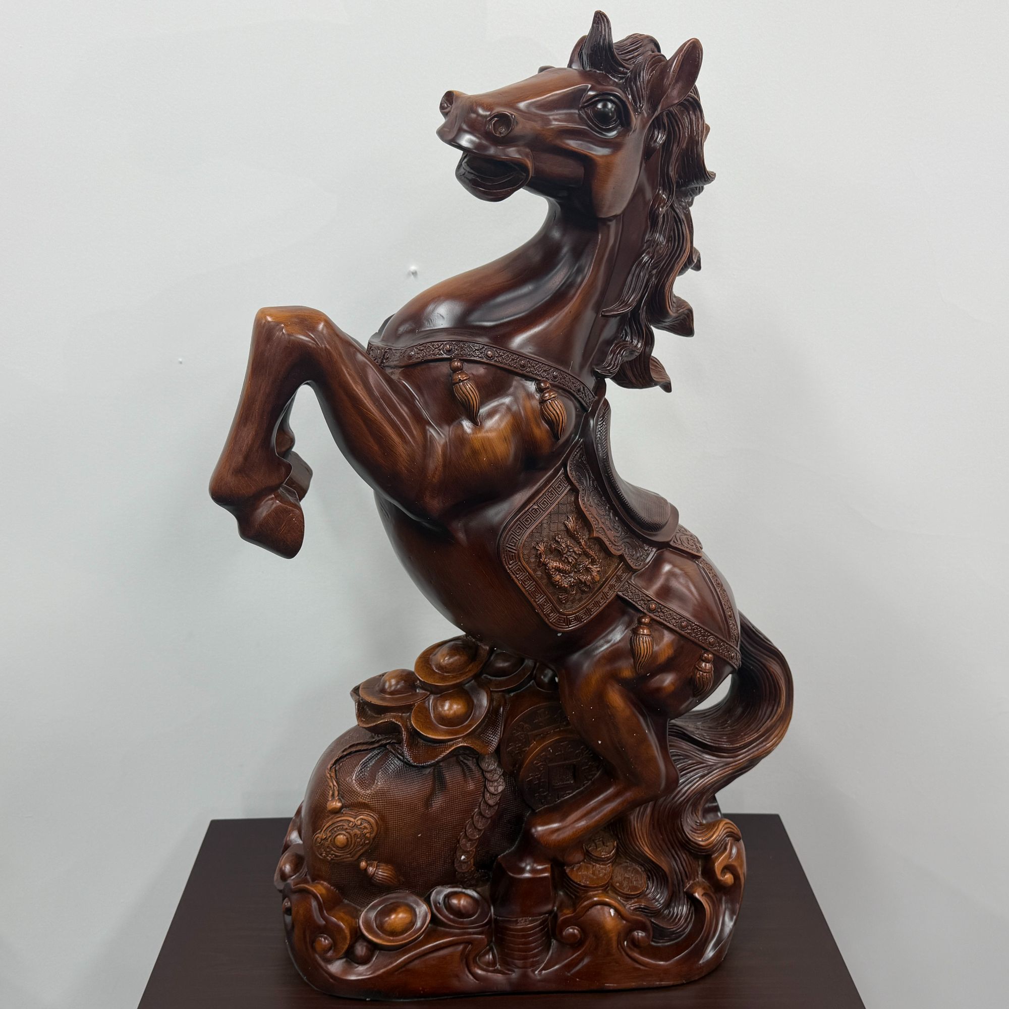 【骏马腾飞】私人定制款落地摆件乔迁店铺前台装饰公司开业送礼