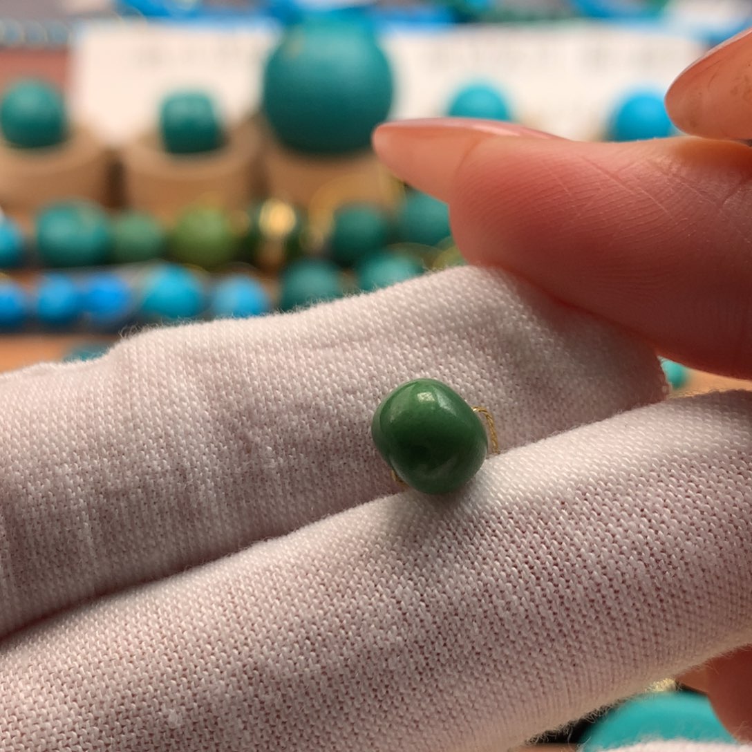 绿松石未镶嵌绿松石7.2mm