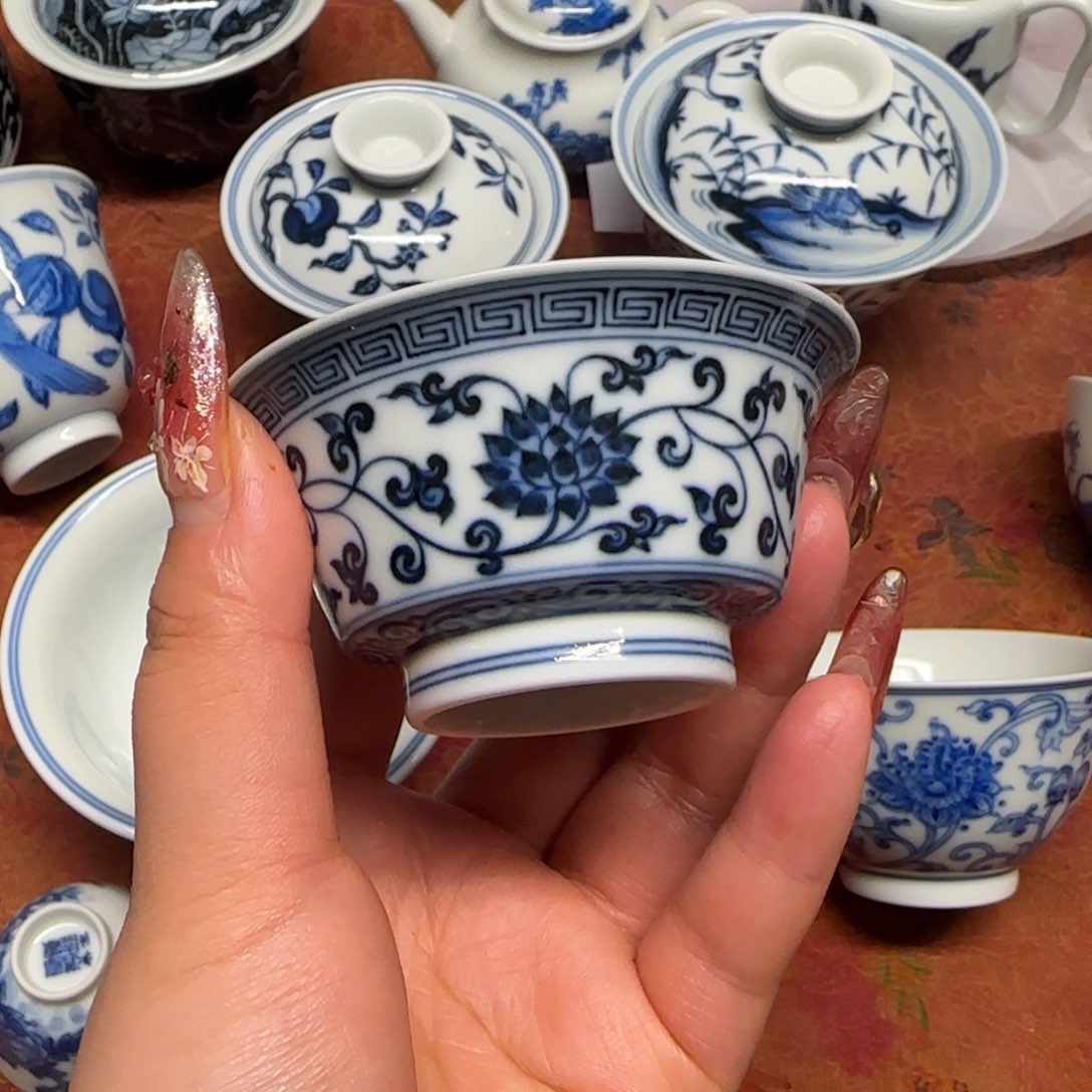 镇坤柴窑 缠枝莲小马蹄