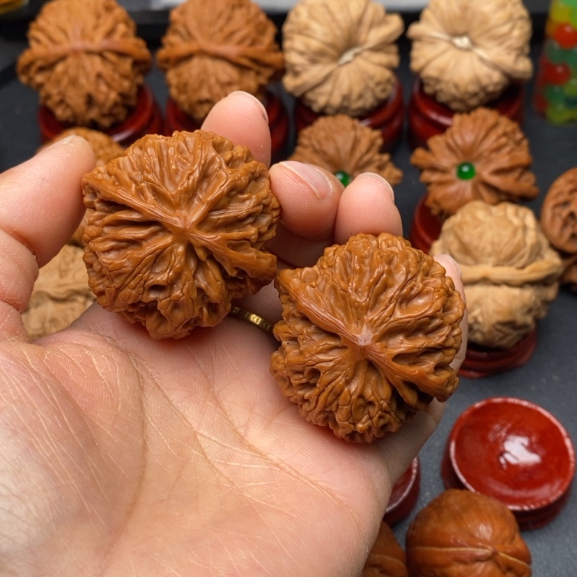 【闪购商品】文玩核桃把件41苹果园