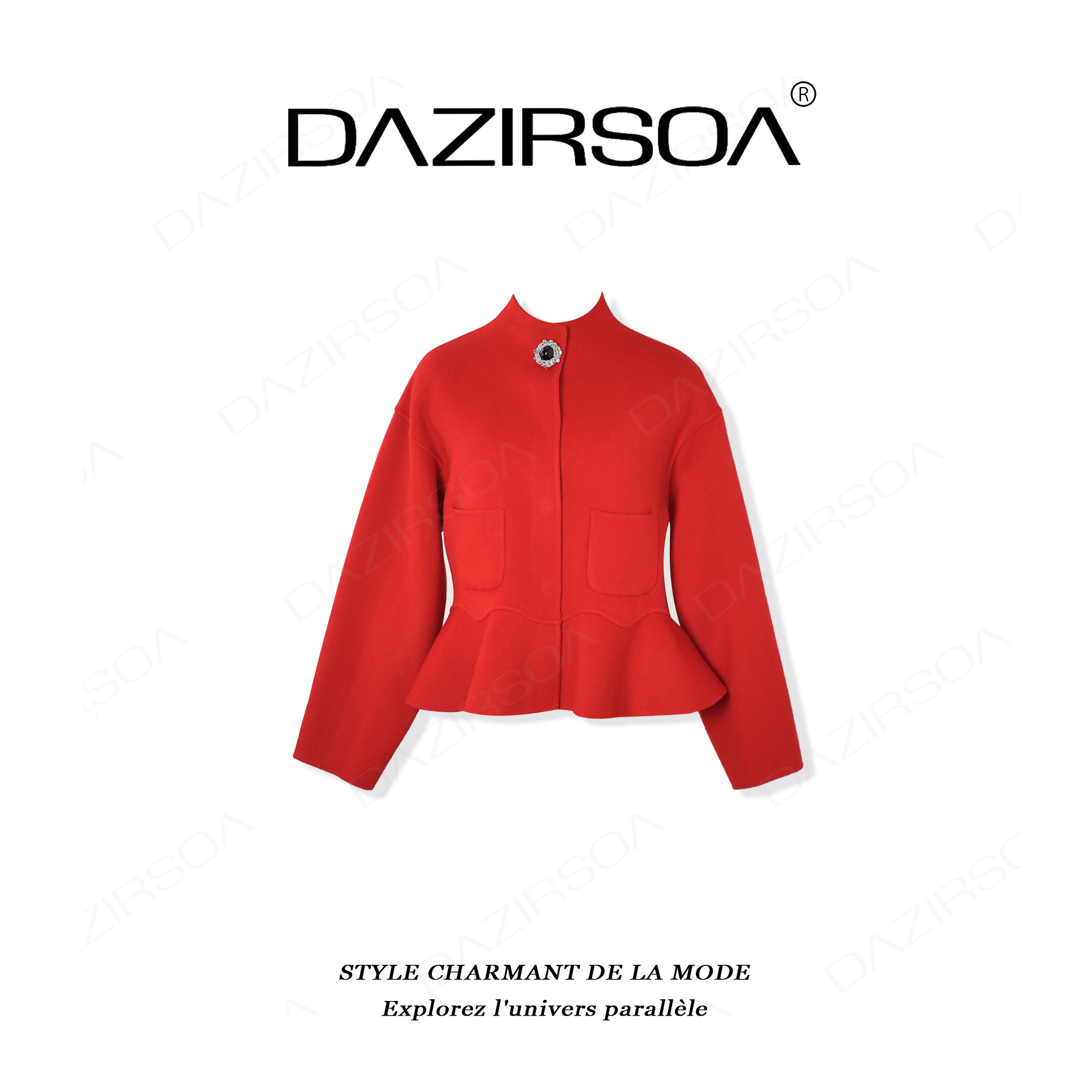 “破茧时刻”时尚百搭气质优雅小众大衣外套 AC607