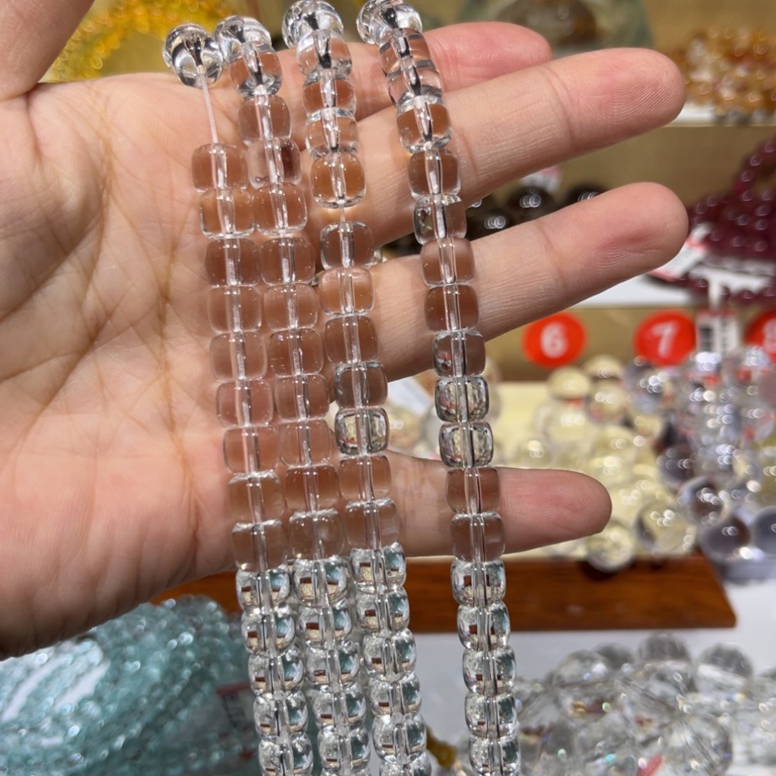 非金属卡8白老型珠半成品