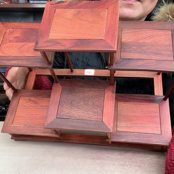 乌木类端景台小李子红木工艺品2187