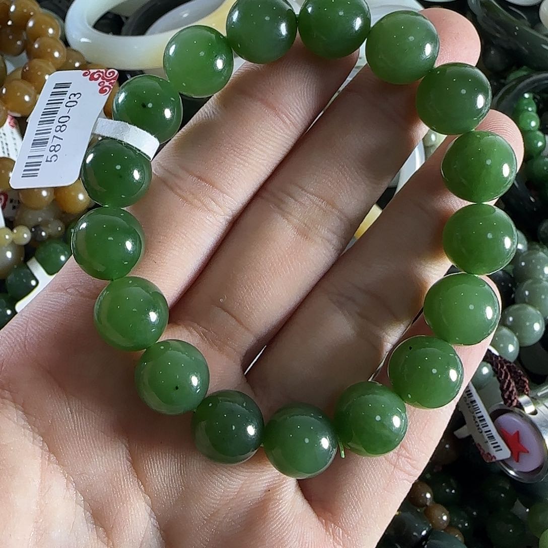 和田玉手链未镶嵌91