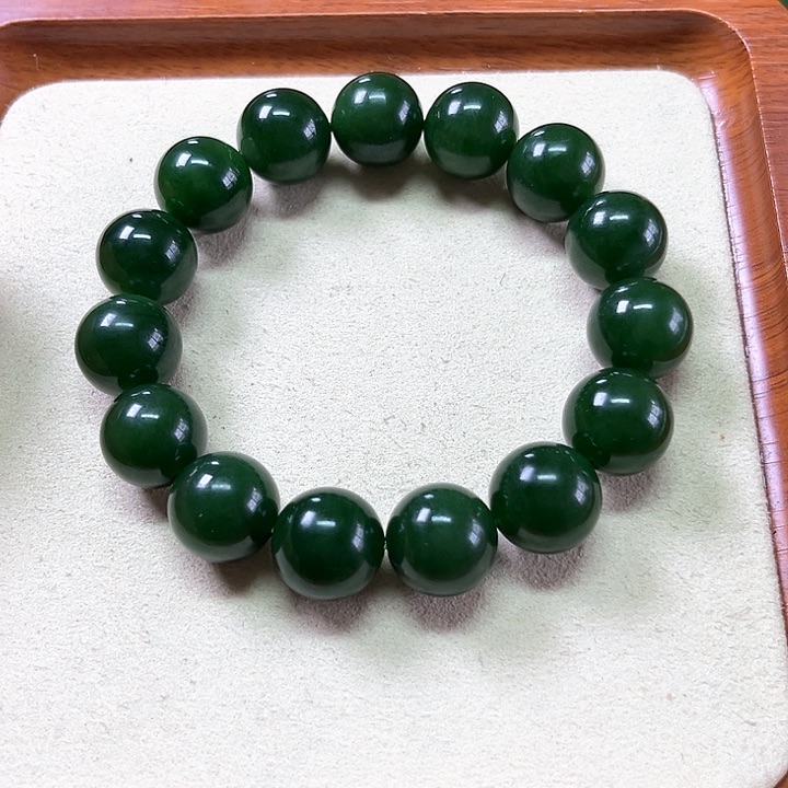 手链未镶嵌和田玉（碧玉）风**正