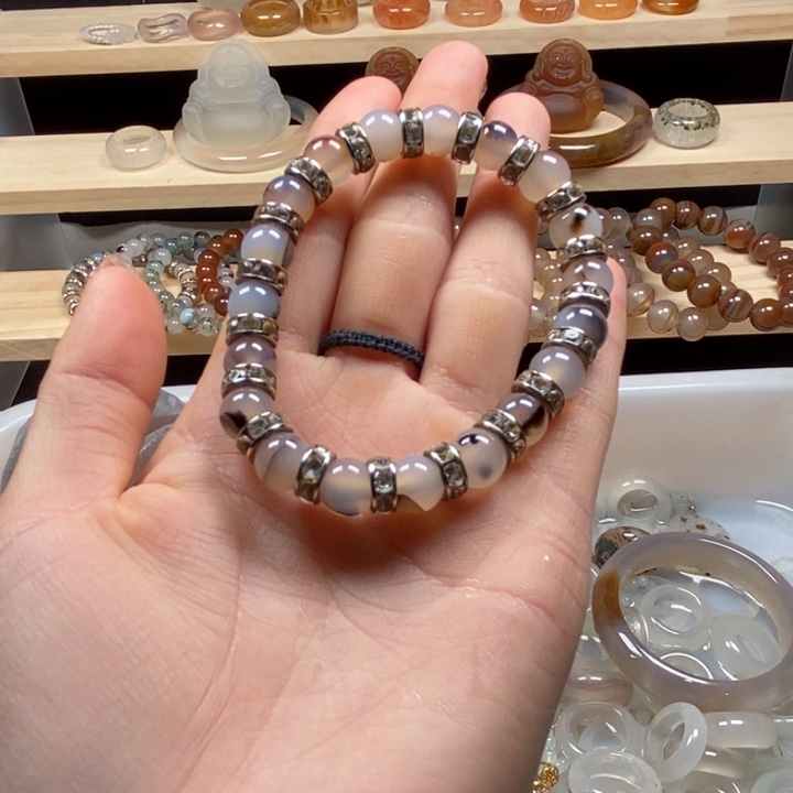 玛瑙/玉髓未镶嵌手串