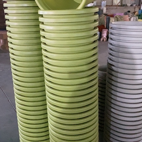 树脂微瑕果绿7号无托6个