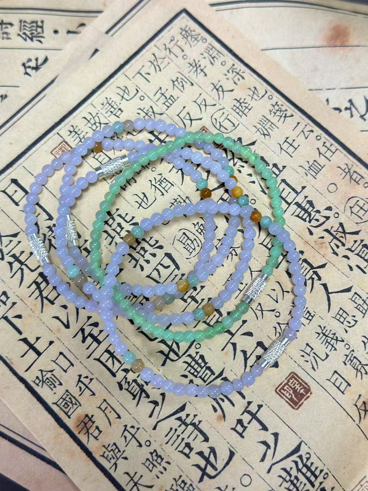 小米珠圆珠手串尺寸3+mm多样性发其一