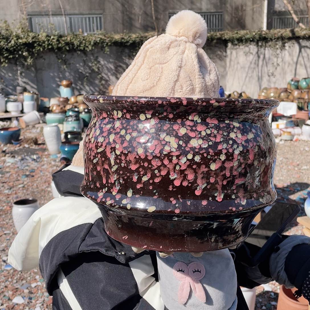 红陶王嫂花盆0127-70