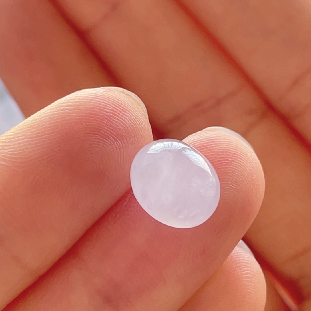 翡翠颈饰未镶嵌冰紫