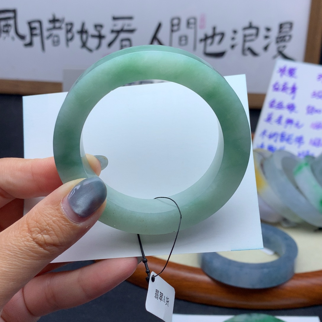 定制翡翠52到57圈口未镶嵌