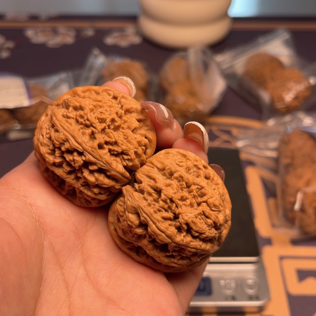 文玩核桃把件粗筋41