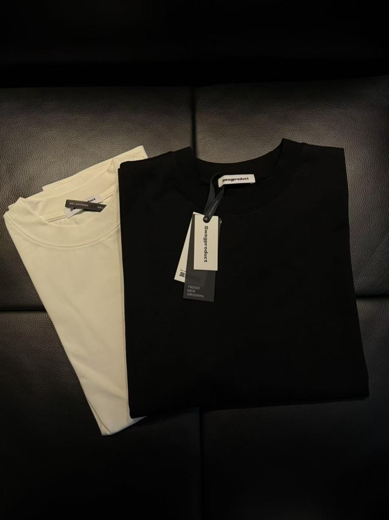 春夏420g重磅纯色短袖T