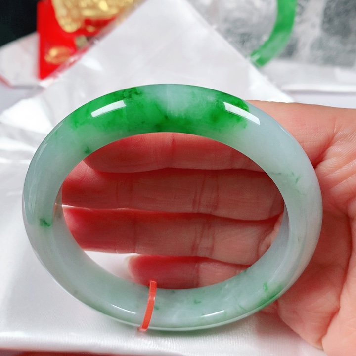 未镶嵌手镯翡翠  编号FH1108 正圈58 福利镯