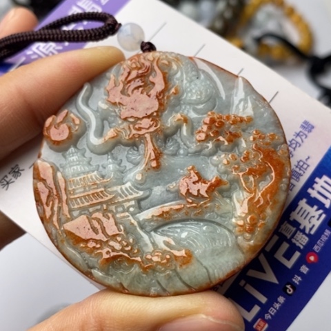 翡翠颈饰未镶嵌翡翠