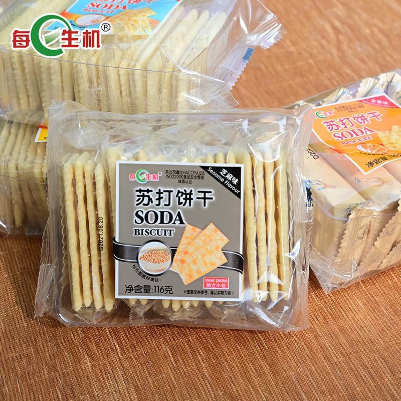 奶盐味香葱芝麻苏打饼干代餐小零食办公室休闲食品